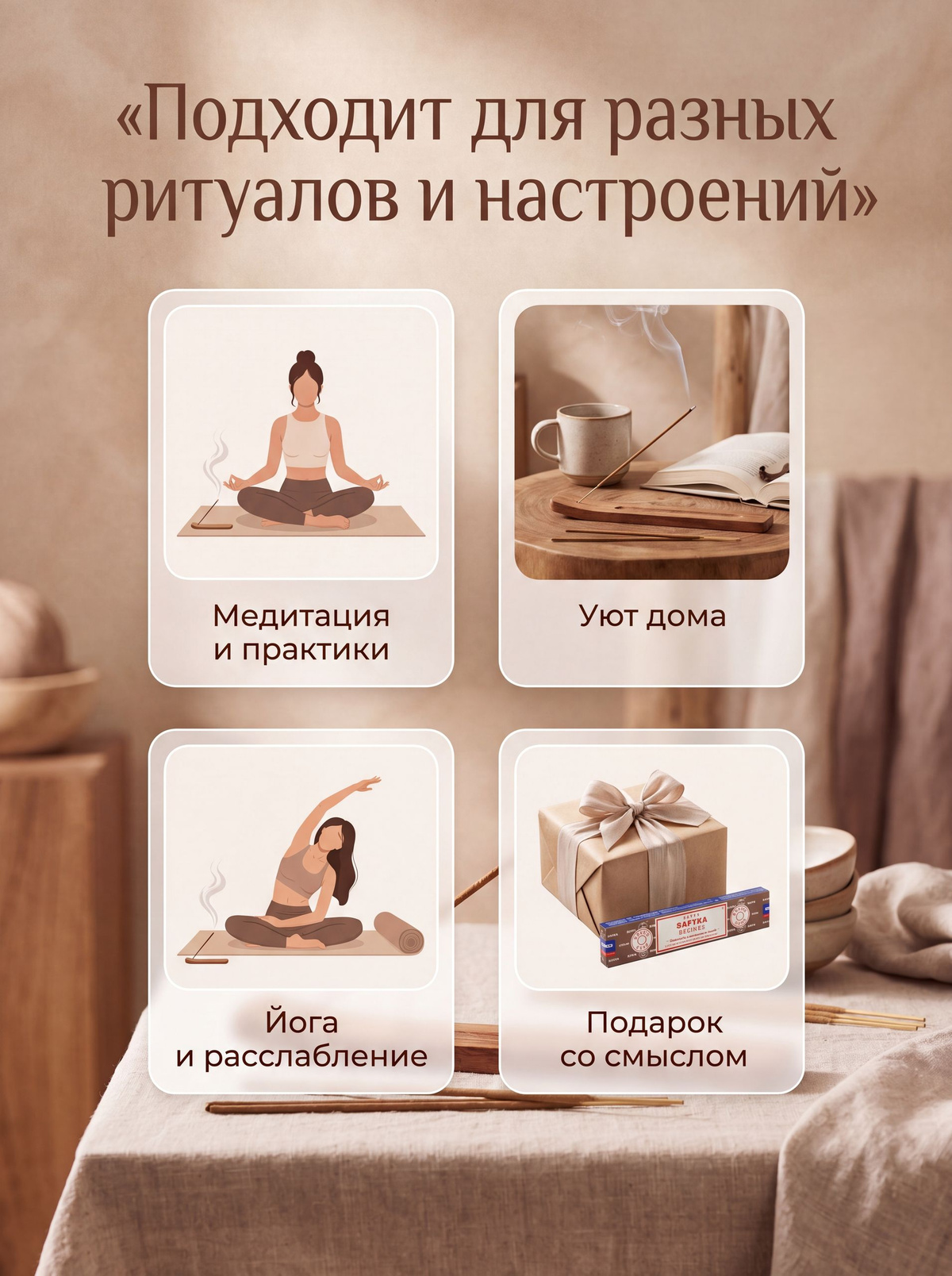 Подходит для разных ритуалов и настроений