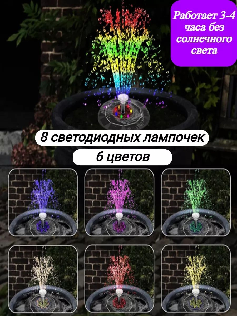 Фонтан садовый montions, ABS пластик купить c доставкой на OZON по ...