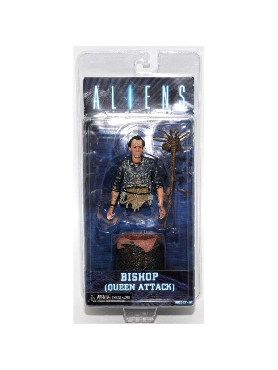 Neca Action Figure Alien Series 5 Bishop Queen Attack Bisected - Collezionabile