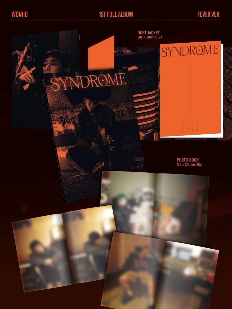 Альбом WONHO - SYNDROME 1st Full Album RANDOM Version