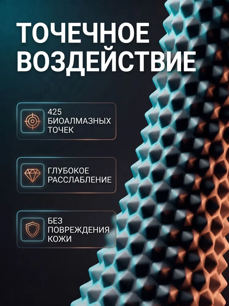 Массажный ролик для ног/ Универсальный ролик для расслабления, вариант, фото 4