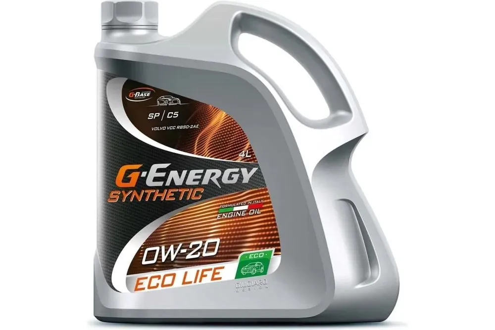 G-Energy eco life 0W-20, Масло моторное, Синтетическое, 4 л #1