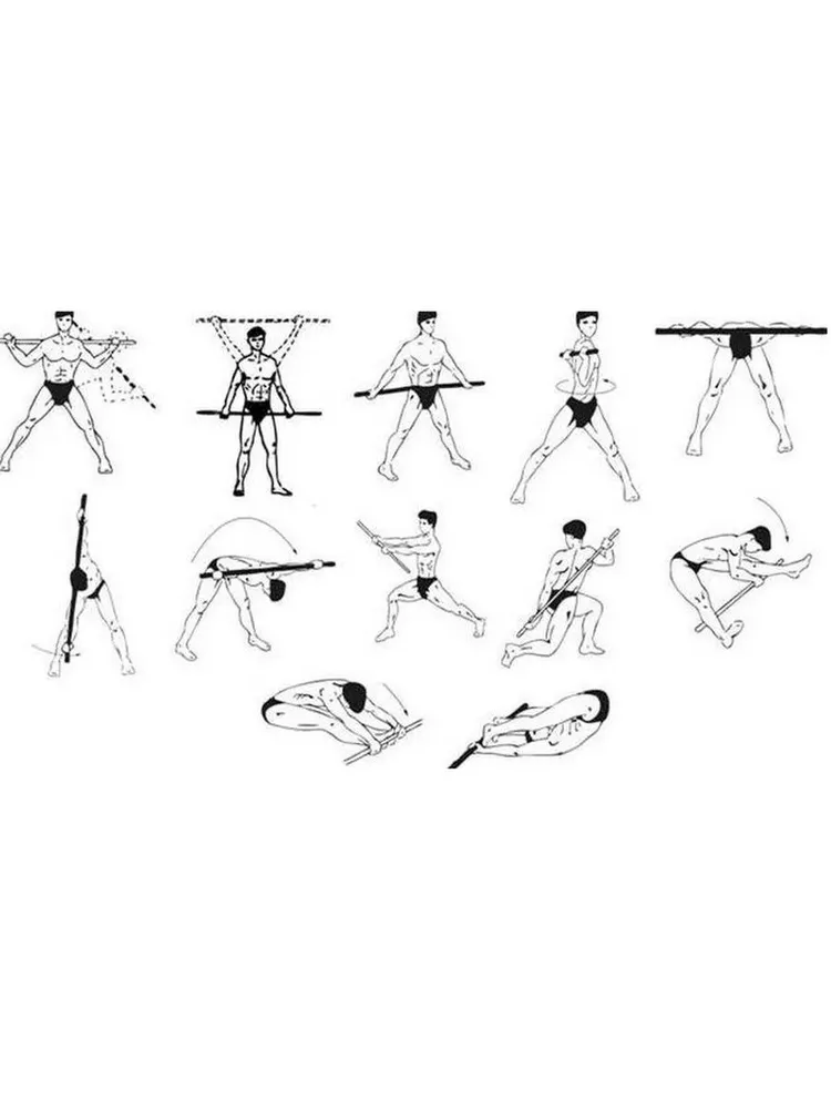 Палка гимнастическая Estafit 80 см d20 мм, бодибар для гимнастики, пластиковая, розовая, розовый, фото 5