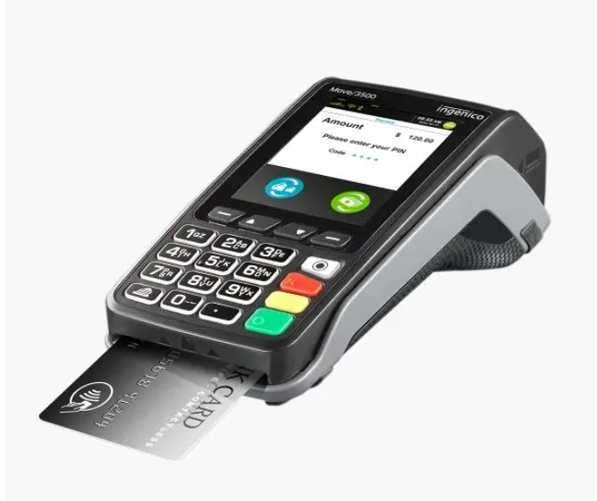Переносной POS-терминал Ingenico Move 3500 (Original) WI-FI, 2G/3G/4G/5G для SIM/SAM, Bluetooth c действующим банковским сертификатом, 2 г, 3 г, фото 3