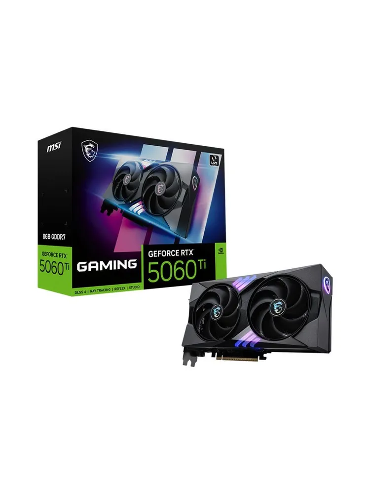 MSI Видеокарта GeForce RTX 5060 Ti GAMING 8 ГБ (RTX 5060 Ti 8G GAMING)