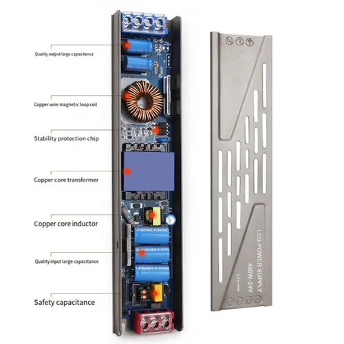 Светодиодный трансформатор 24 В, вольтовый драйвер, постоянное напряжение для ленточных ламп 200 Вт