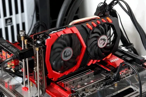 MSI Видеокарта GeForce GTX 1050 Ti MSI GamingX 4 ГБ (игровая видеокарта, обслужена)