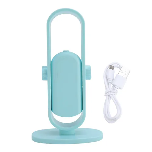 Мини настольная лампа с USB зарядкой, 360 вращение, регулируемый свет, LED подсветка, для рабочего с