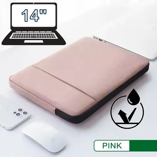 Чехол для ноутбука до 14" (розовый)