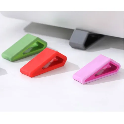 Профессиональная подставка для ноутбука с противоскользящим силиконовым наклонным основанием, Серый