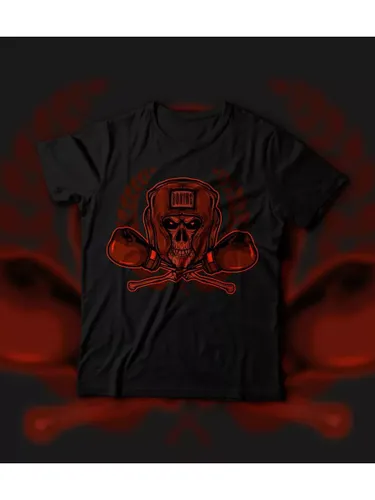 Футболка Russian андеграунд с принтом боксера 02