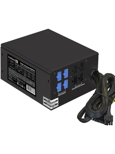 ExeGate EX222114RUS-S Блок питания 900PPX , 900Вт, 80 PLUS, 140мм, модульый, черный