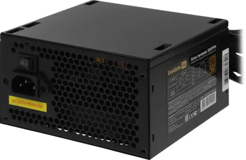 Блок питания ATX 500W ExeGate 500PPH-OEM 80+ Bronze (APFC/3xMolex/6xSATA/4x(6+2)p) (EX280577RUS-OEM)