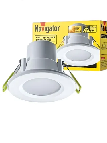 Светильник Navigator 94 820 NDL-P1-5W-830-WH-LED(40 Вт)