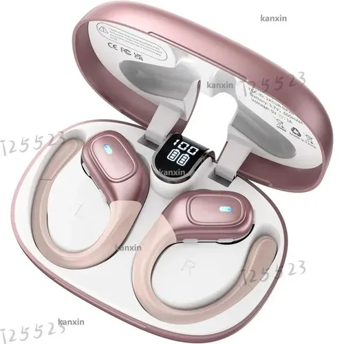 TUOXIN Наушники беспроводные с микрофоном, USB Type-C, розовый