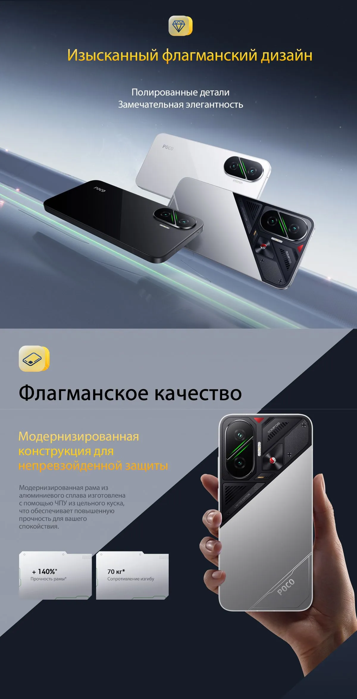 Купить Xiaomi Poco F7 (12/256) Silver в Донецке Макеевке ДНР Купить Xiaomi Poco F7 (12/256) Silver в Донецке Макеевке ДНР