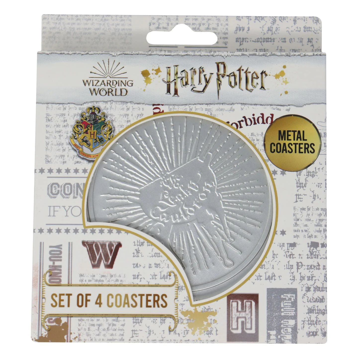 Металлические подставки Гарри Поттер / Harry Potter, 4 шт.