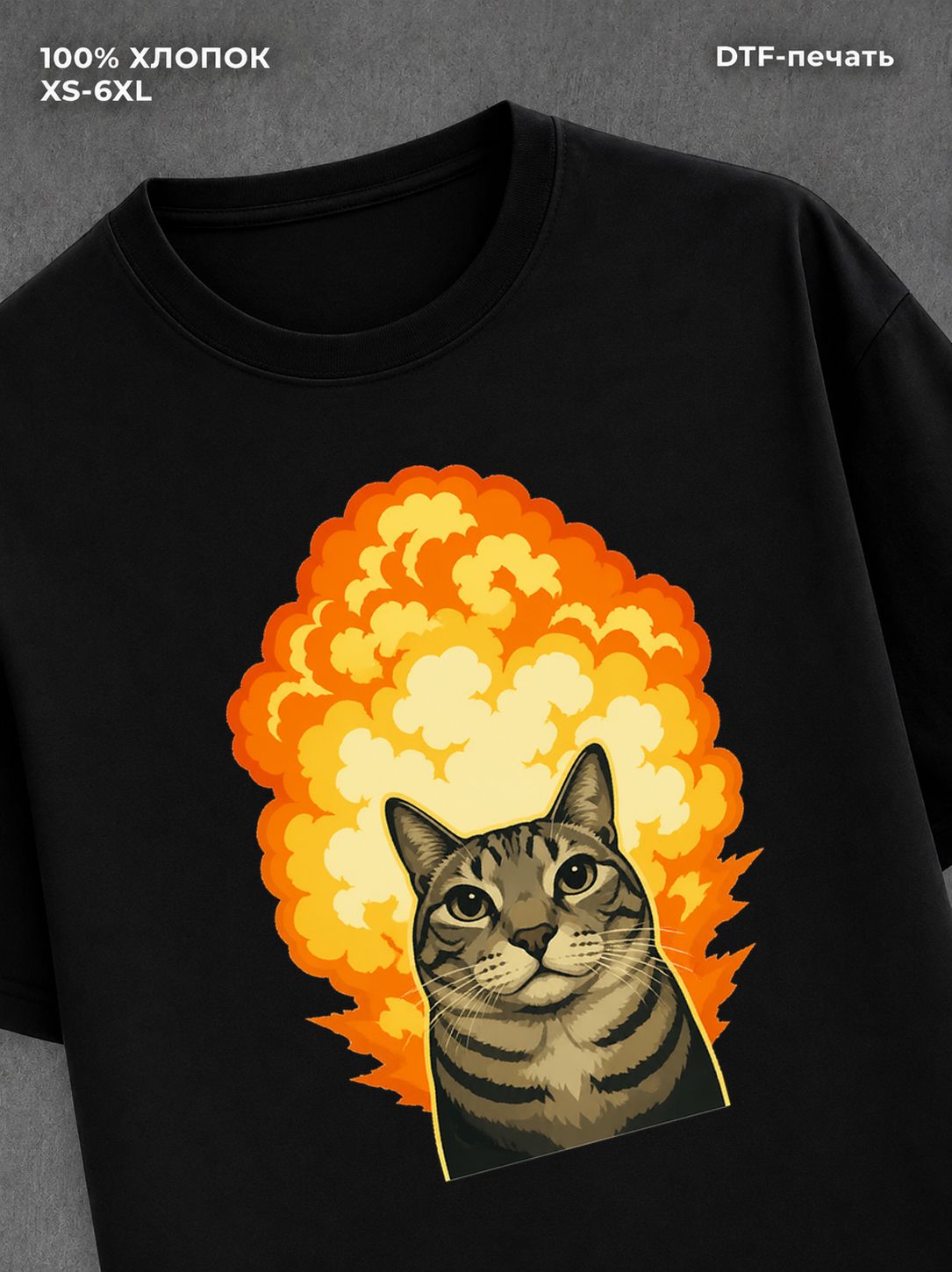 Футболка Мем с котом
