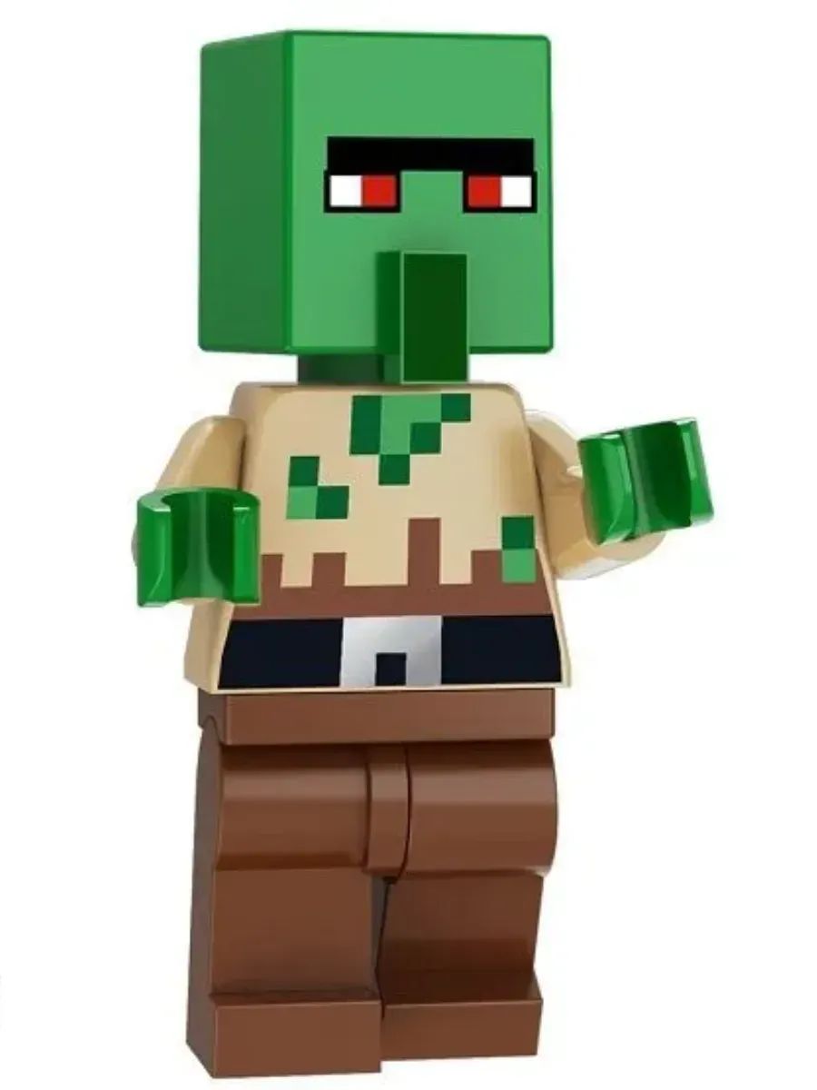 Фигурка Зомби Мирный Житель / Майнкрафт / Minecraft