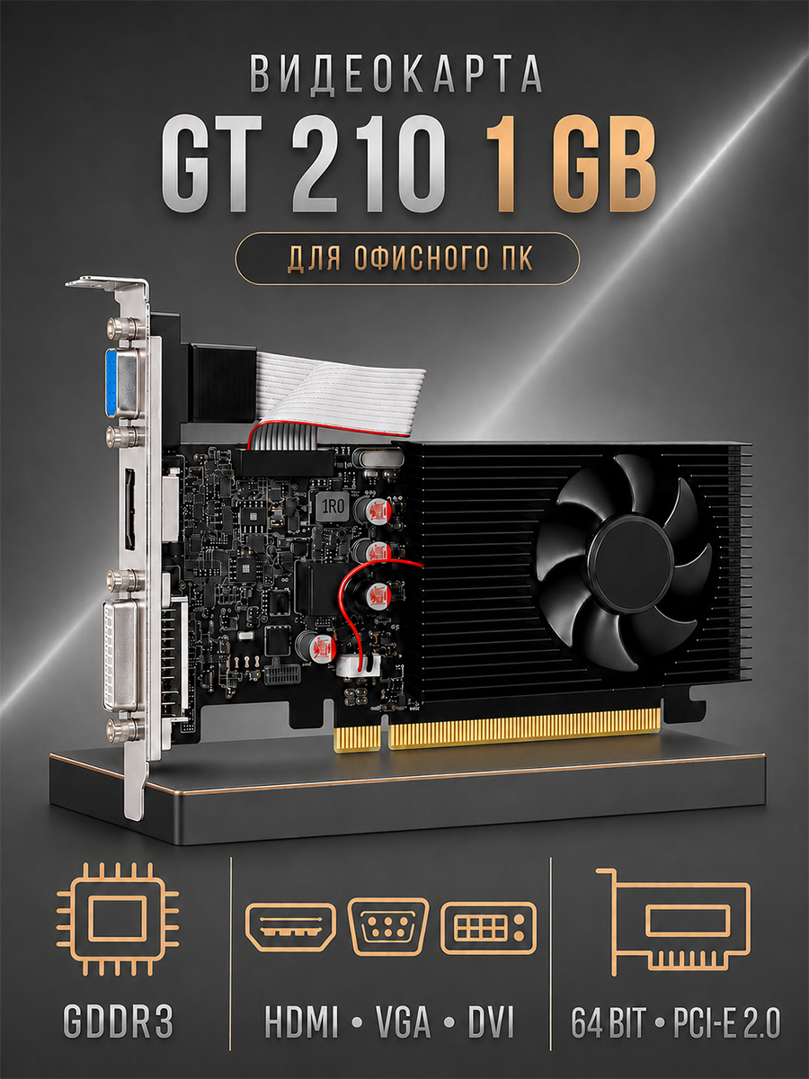 Видеокарта GeForce GT 210 1 ГБ
