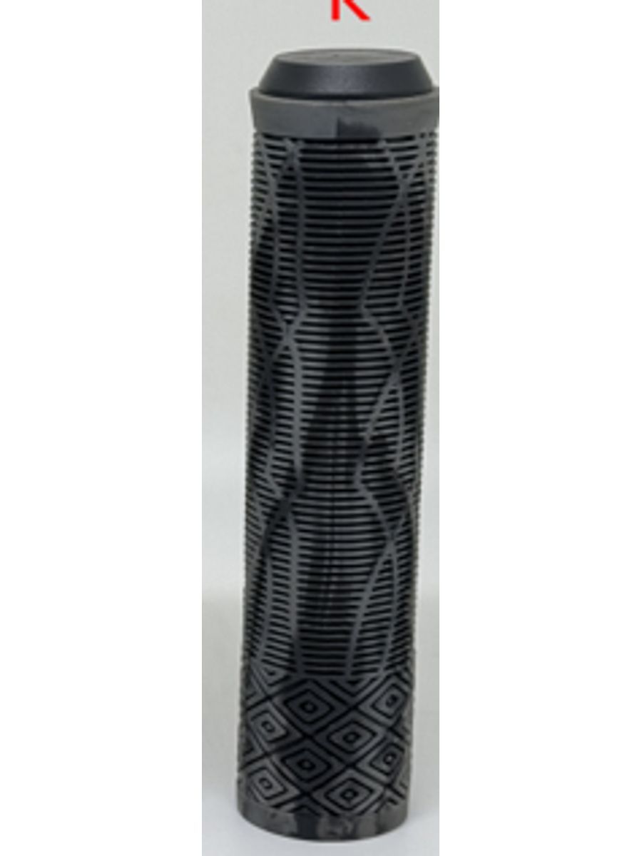 Грипсы SG-165TPR для трюкового самоката, TPR, 165 мм, 2 шт. с заглушками, черно-серые