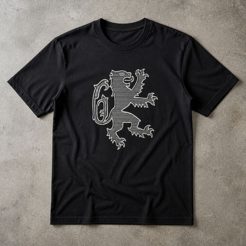 Футболка Number Nine Lion hoodie