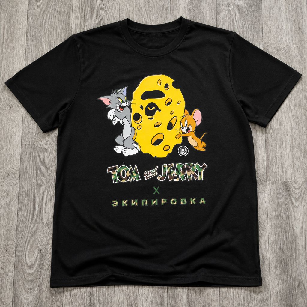 Футболка Bape x Tom and Jerry