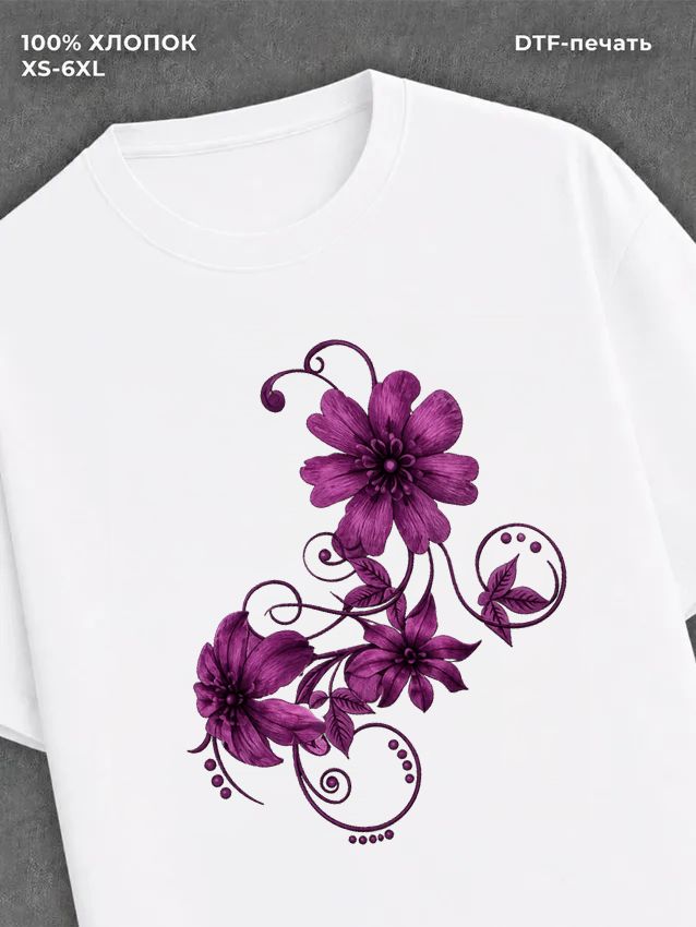 Футболка flowers