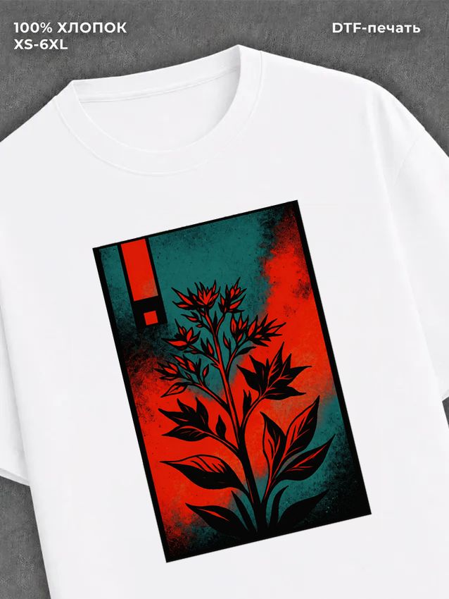 Футболка flowers