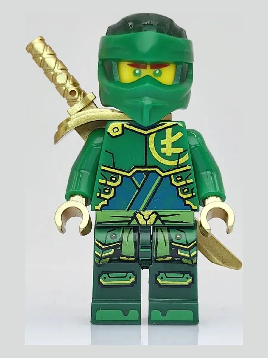 Фигурка Ллойд в броне с мечом / Ниндзяго / Минифигурка Ninjago