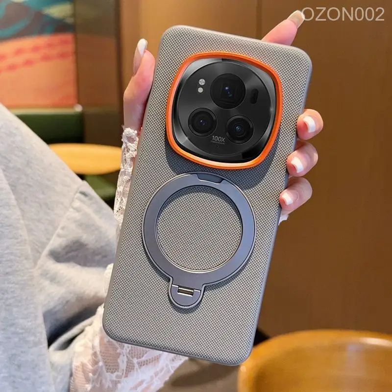 智能手机壳 用于 Honor Magic 6 Pro, 金属, 浅灰色