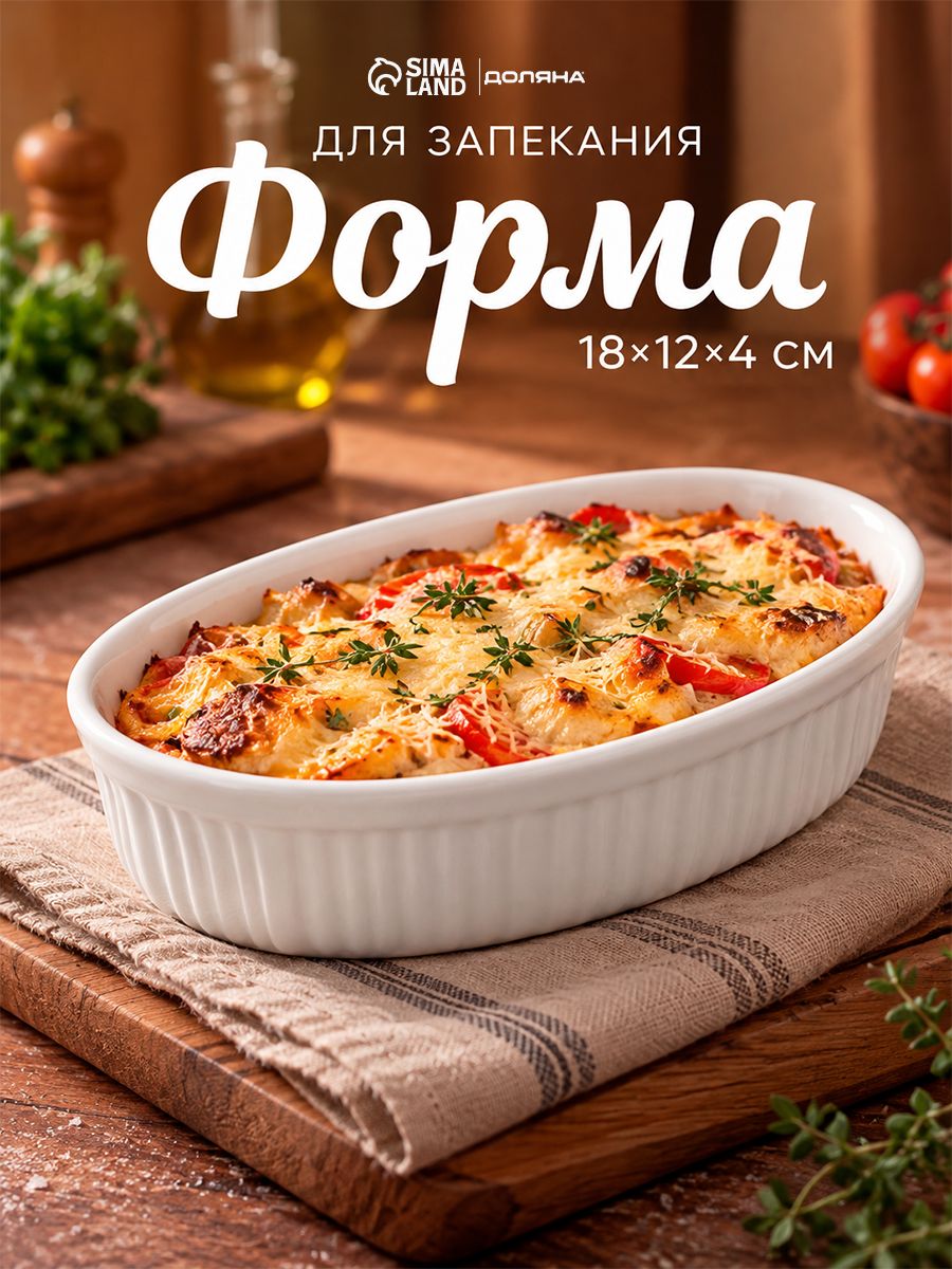 Форма для запекания, Доляна "Маффин" объем 480 мл