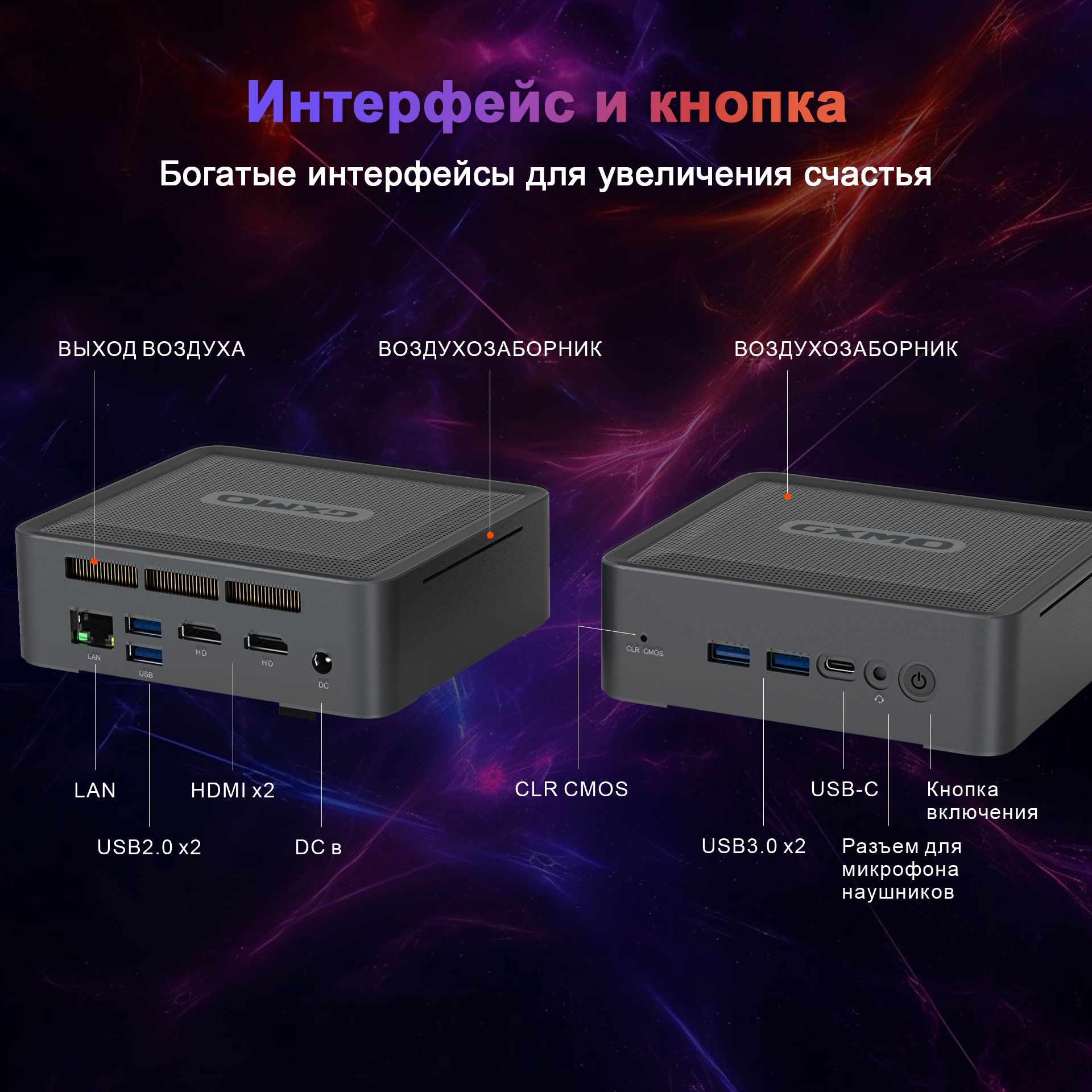 Купить компьютер GXMO H56 мини пк игровой, по низкой цене: отзывы, фото ...