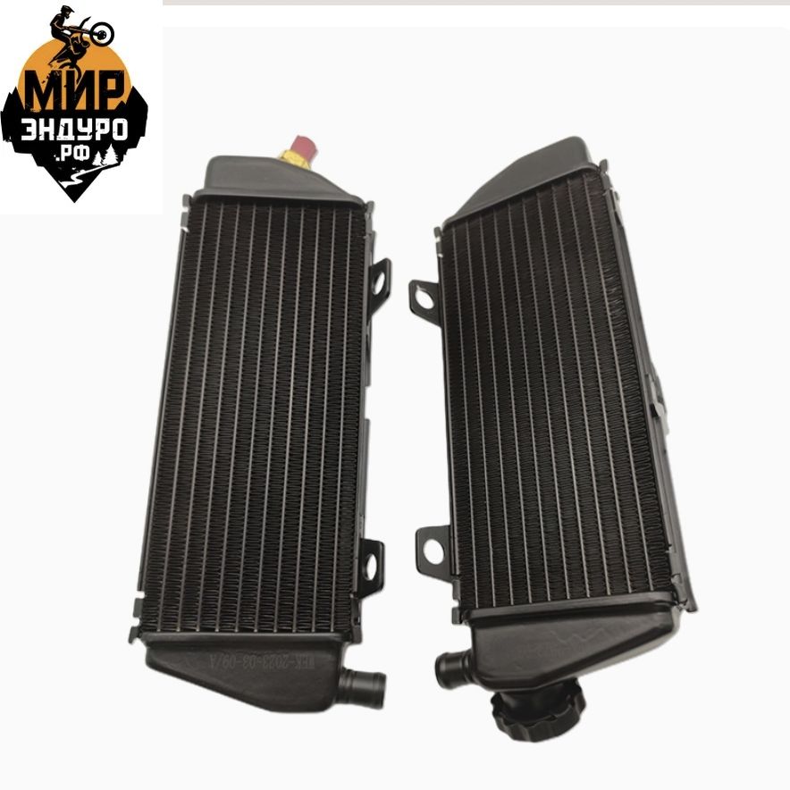 Радиатор на мотоцикл эндуро/мотокросс K8 NC250 NB300 — фото 4