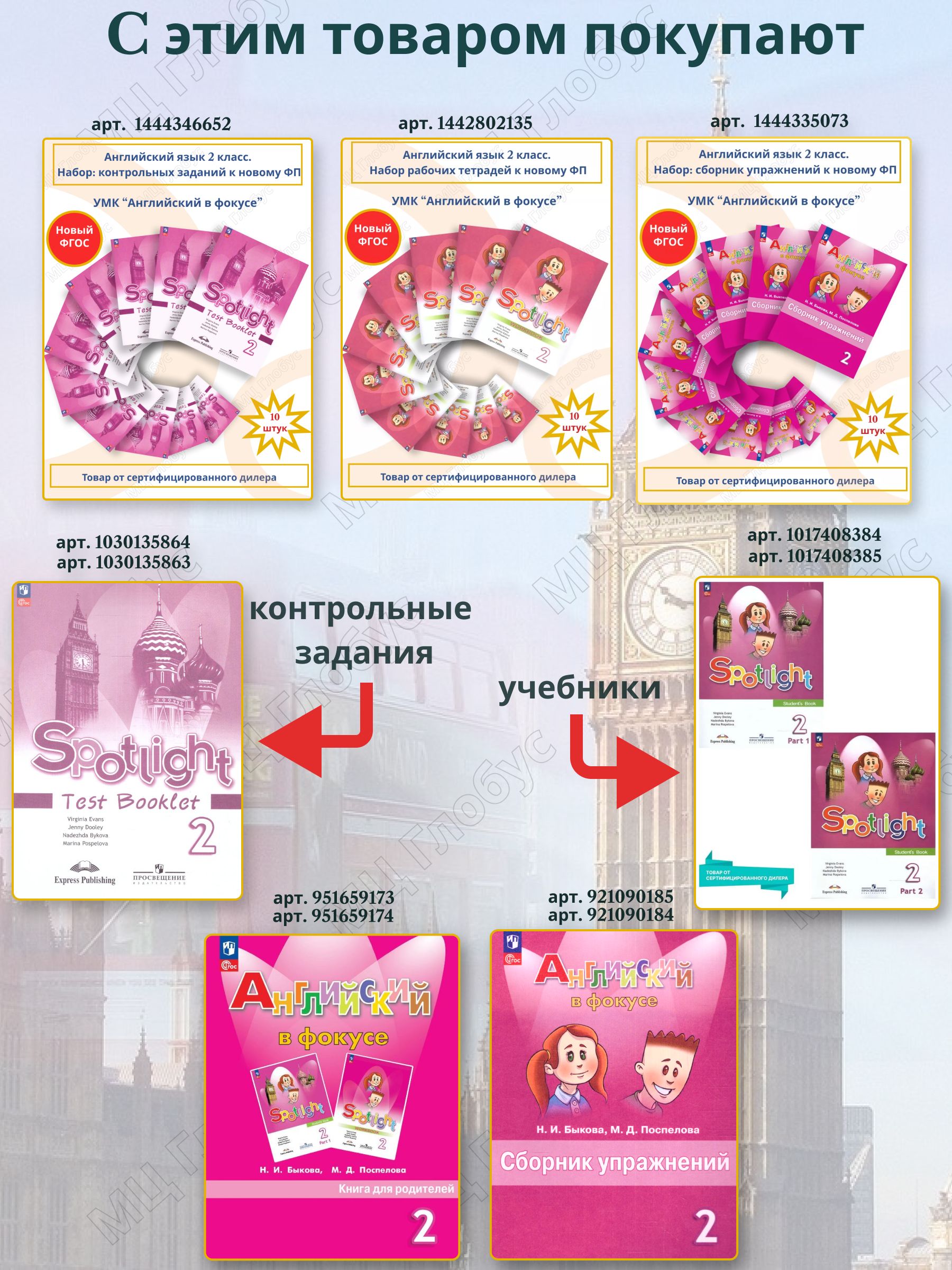 Английский язык 2 класс. Рабочая тетрадь. УМК "Английский в фокусе". ФГОС | Reference Book - Ozon image 2
