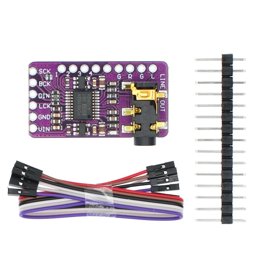 PCM5102A Модуль ЦАП на базе PCM5102A DAC декодер 3.5mm Stereo Jack