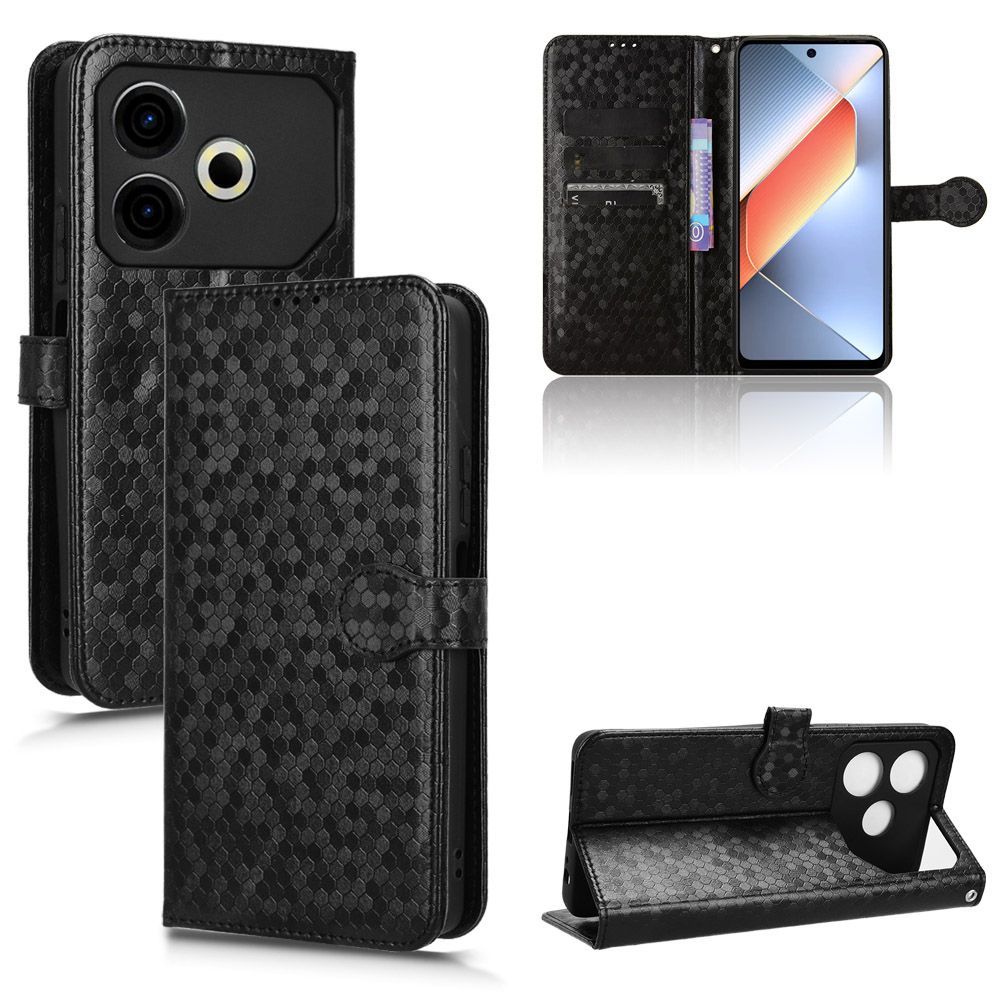Чехол книжка для Tecno Pova 6 Neo c хлястиком и отделением под карты ...