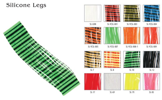 Материал для вязки мушек Akara Silicone Legs 15 см 17