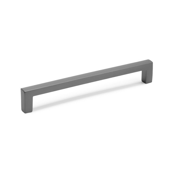 Мебельная ручка скоба CAPPIO SQUARE RSC007, алюминий, м/о 160 мм, цвет графит стильная фурнитура для мебели