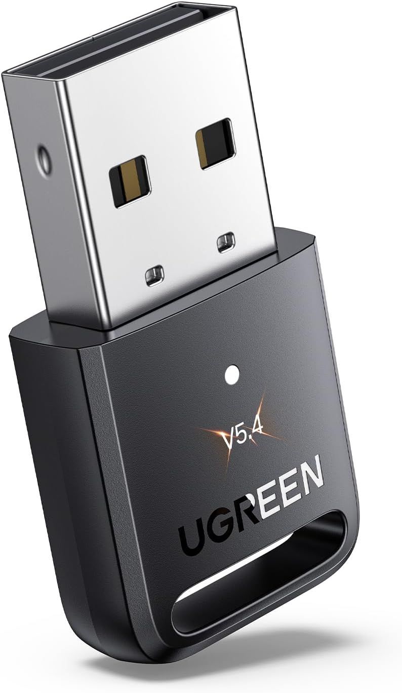 UGreen CM748 USB Bluetooth 5.4 Adapter for PC Dongle Wireless Adapter for Mouse Keyboard Music Audio Receiver Transmitter USB