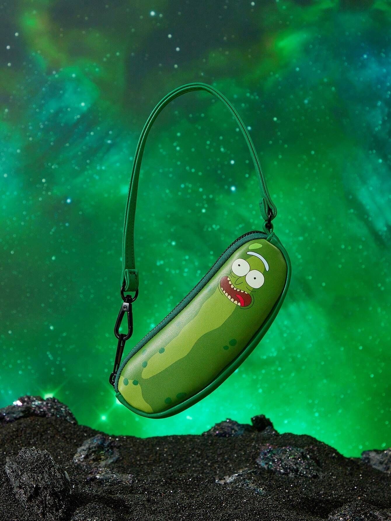 Косметичка, сумочка, кошелек Rick and Morty - В форме Огурца Рик и Морти