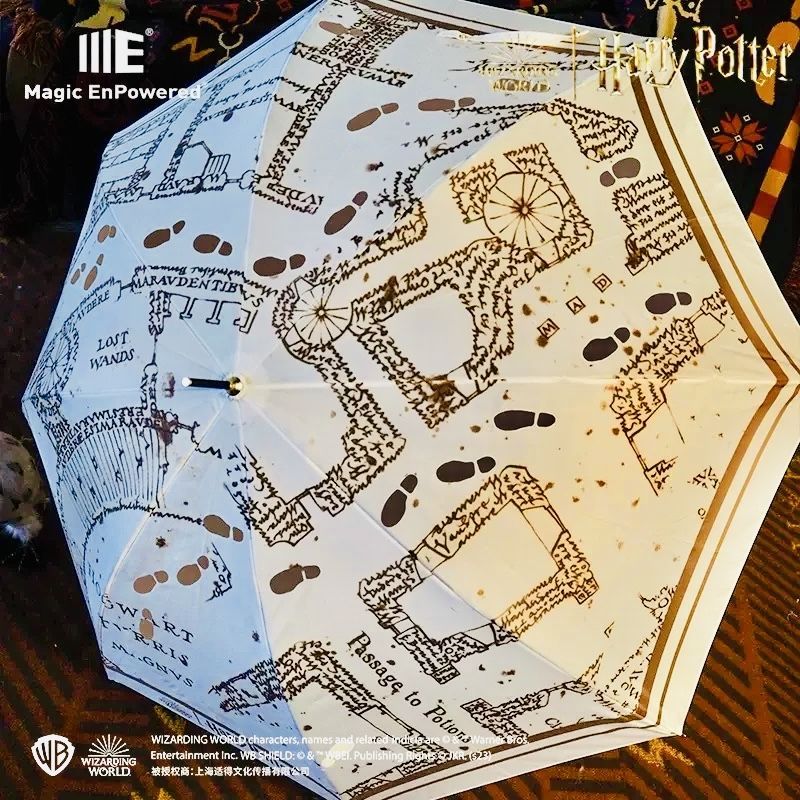 Harry Potter Трость-зонт Гарри Поттер с волшебным эффектом Карта Мародёров