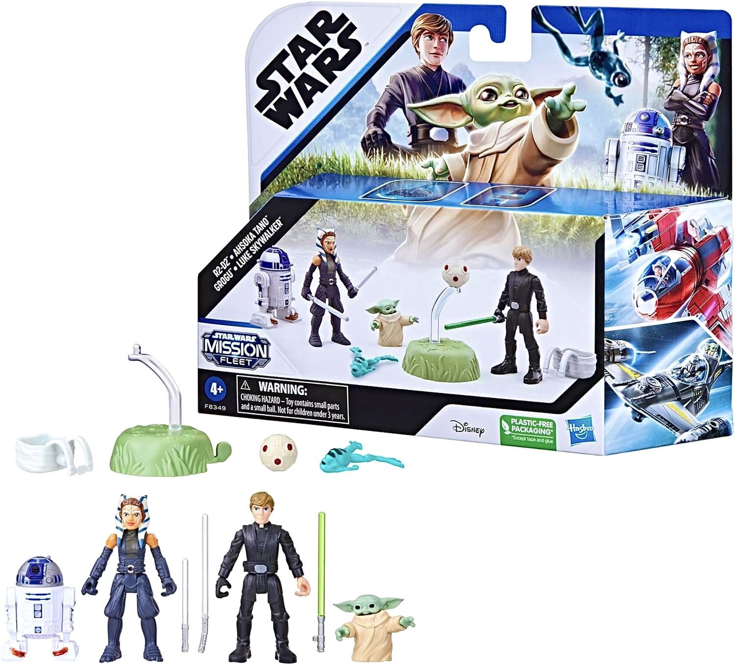Star Wars Звездные Войны - Мандалорец: Набор - Тренировка Грогу с 4 Фигурками и 7 Аксессуарами