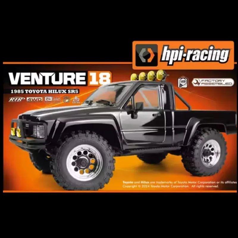 HPI Venture 18 1/18 4WD RC Rock Crawler с металлической 2