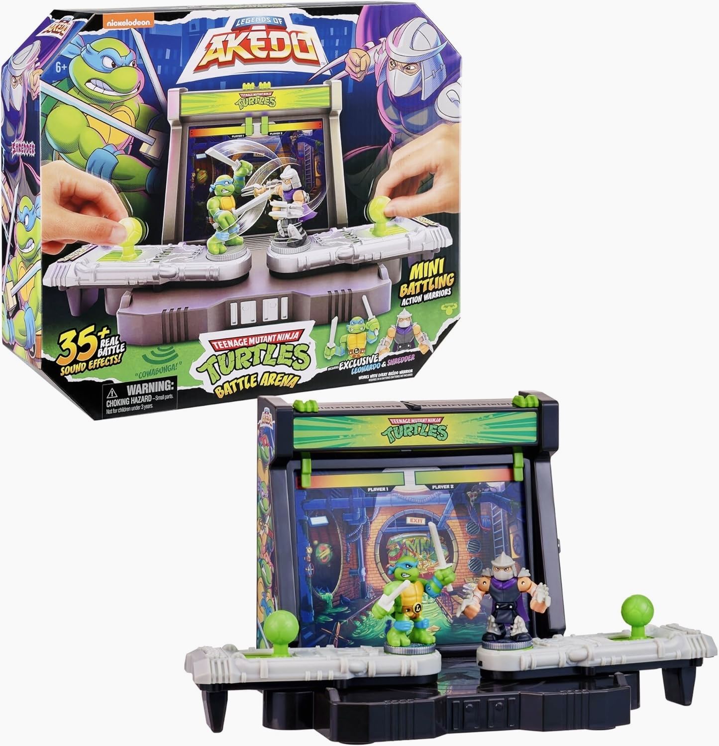 Черепашки-ниндзя / Teenage Mutant Ninja Turtles Арена для битв Akedo с Леонардо и Шреддером
