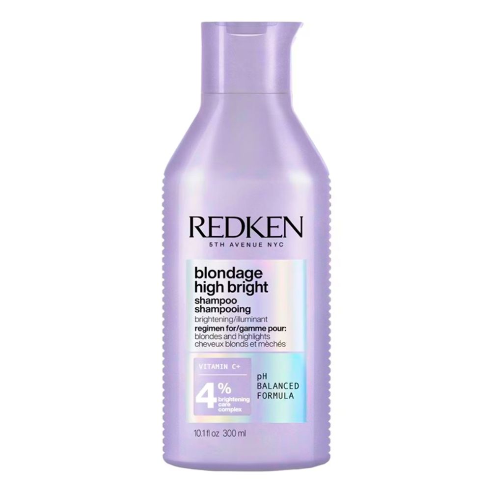 Redken Blondage High Bright Шампунь для яркости натуральных и окрашенных волос 300 мл купить