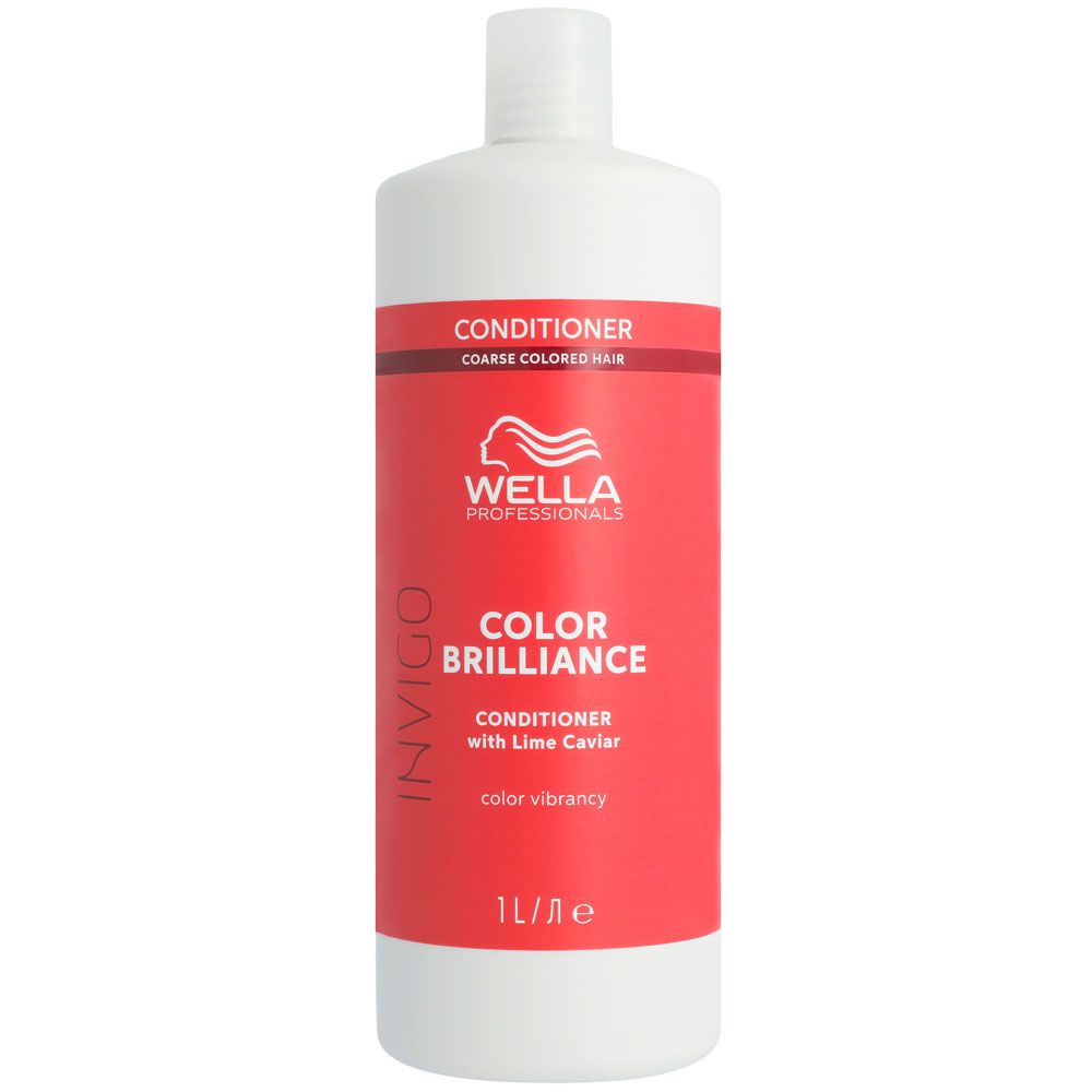 Wella INVIGO Brilliance Бальзам для окрашенных жестких волос Cond COARSE 1000 мл купить