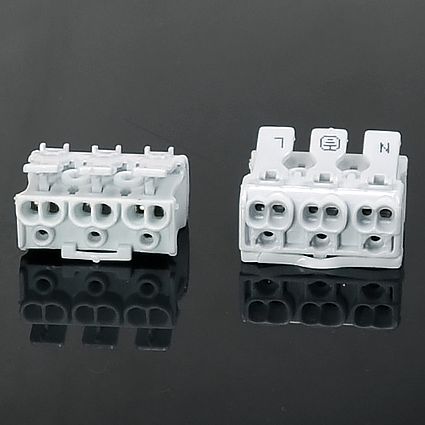 Клеммасамозажимная923-3Pбелый