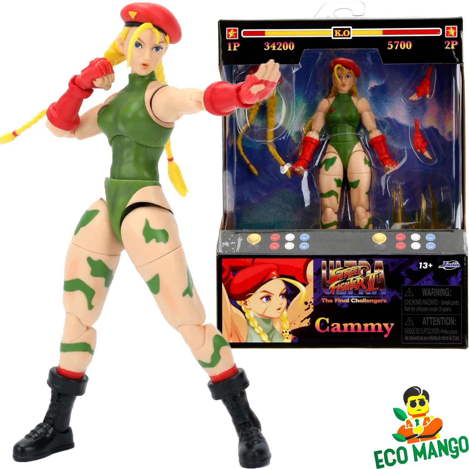 Фигурка JADA Street Fighter Gammy, Масштаб 1:12, 6 дюймов купить на ...
