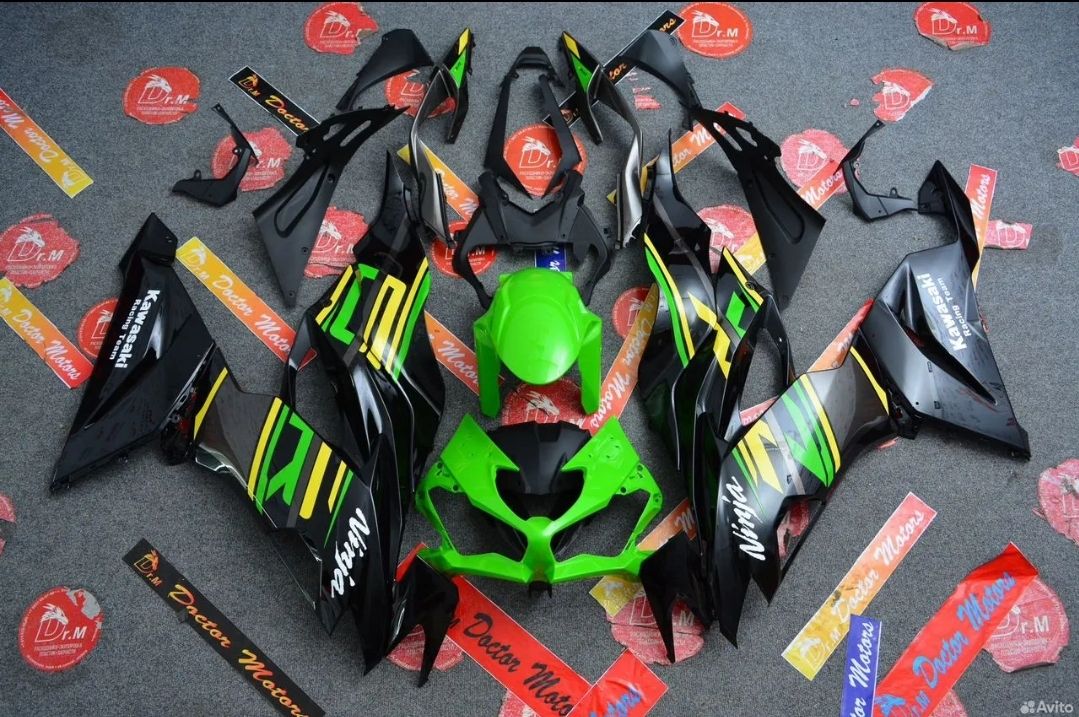 комплект пластика для мотоцикла kawasaki zx6r 19-22 2019-2022 год
